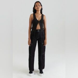 BDG RU Slouchy Skate Jean Black